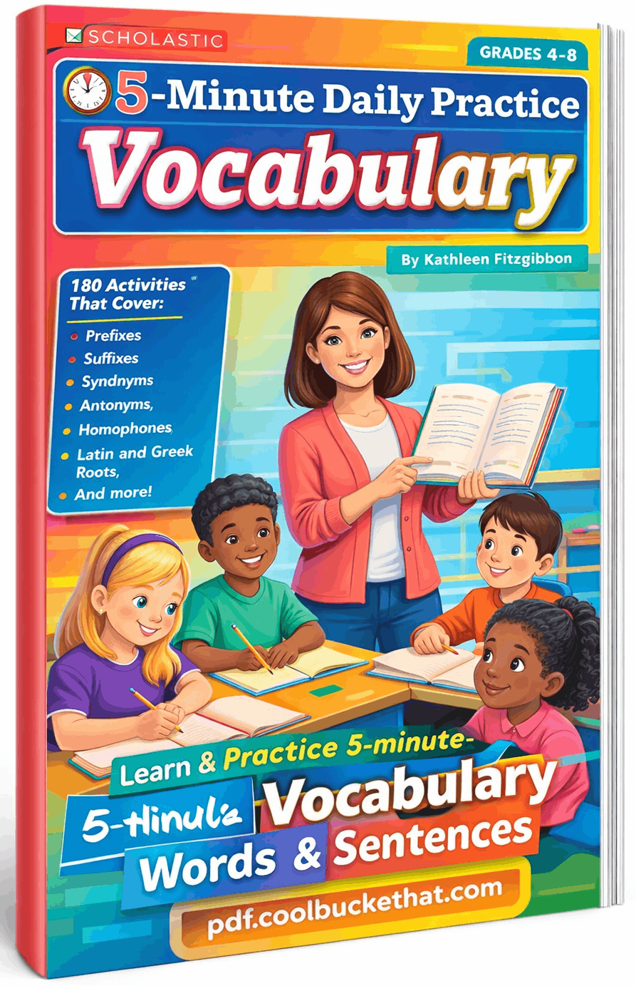 5 Minute Daily Practice Vocabulary