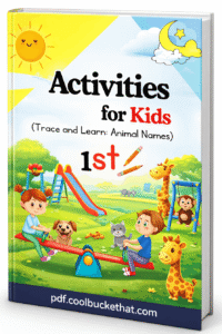 Activities for Kids 1st (Trace and Learn Animal Names)