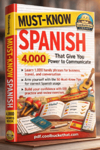 Must Know Spanish 4,000 Words Book